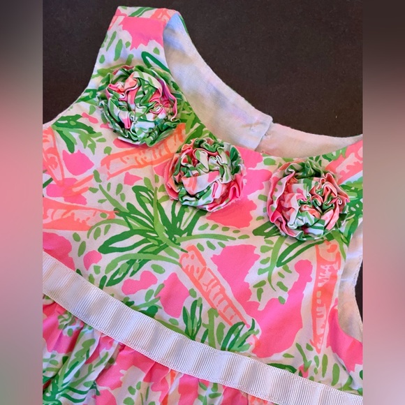 Lilly Pulitzer size 3-6 months Nibbles Easter bunny dress - Picture 2 of 3